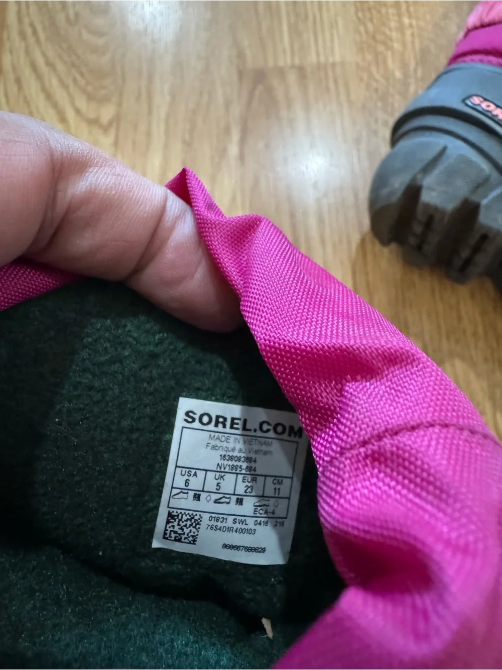 Sorel Pink Winter Snow Boots - Toddler Size 6